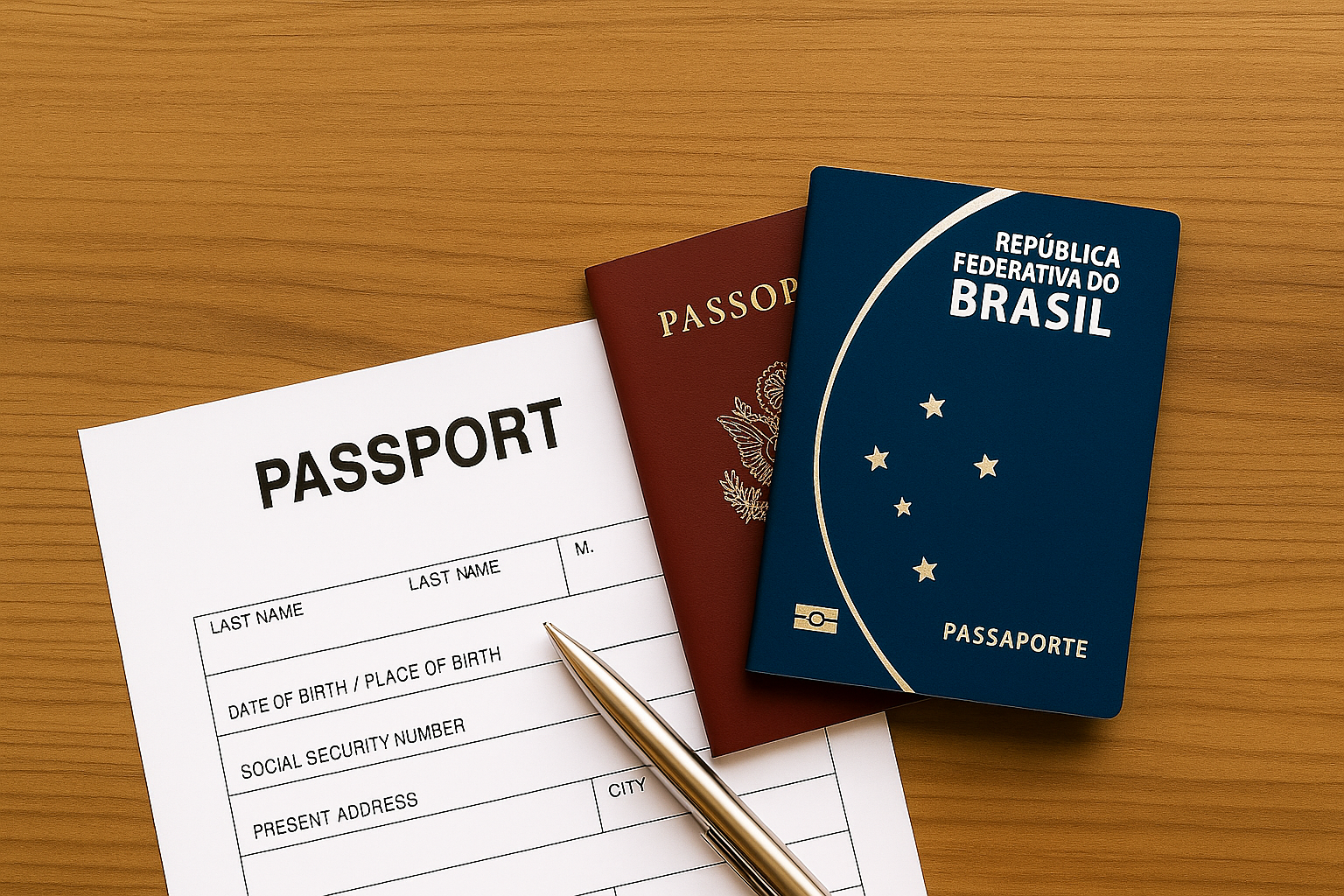 Solicitação e Renovação de Passaporte Nacional e Internacional